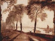 Mortlake Terrace, der Wohnsitz von W. Sliam Moffat, Sommerarbend William Turner